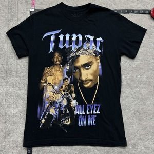 Tupac All Eyez On Me Graphic Tee Men’s Small Black 2Pac Shirt